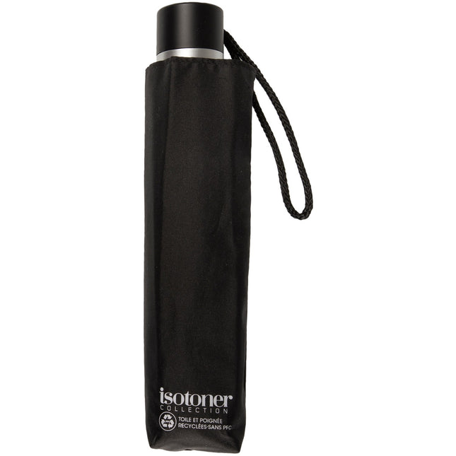 Parapluie ISOTONER 3 sections acier Noir