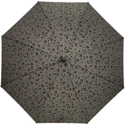 Parapluie ISOTONER 5 sections acier Ultra Slim Leopard