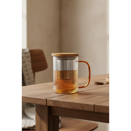 Théière OGO LIVING Tisaniere Karl Ambre 450ml