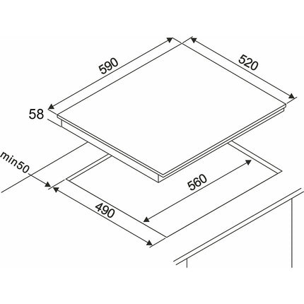 Plaque induction AMICA AIM3530
