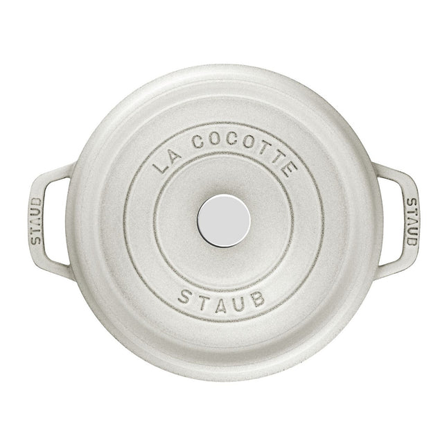 Cocotte STAUB 24cm Truffe Blanche fonte
