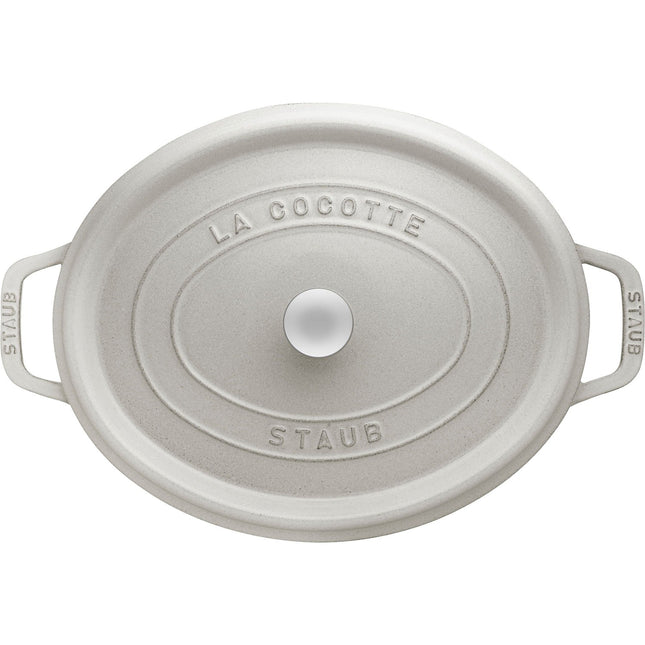 Cocotte STAUB 33 cm Truffe blanche fonte