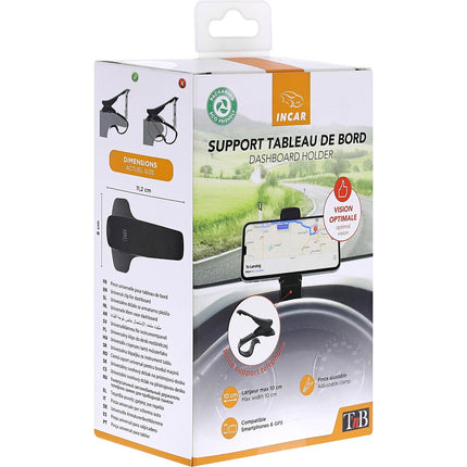 Support smartphone TNB Voiture pour tableau de bord universel