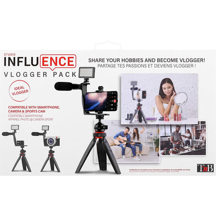 Trépied TNB Pack vidéo smartphone pour Vlog