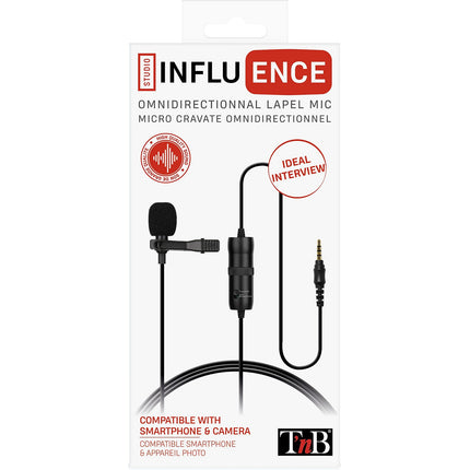 Micro TNB INFLUENCE Microphone cravate - port jack