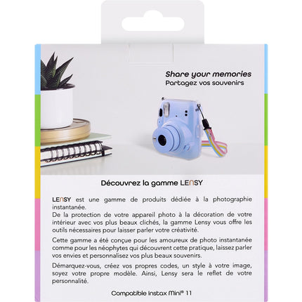 Coque TNB Lensy Instax mini 11 Transparent