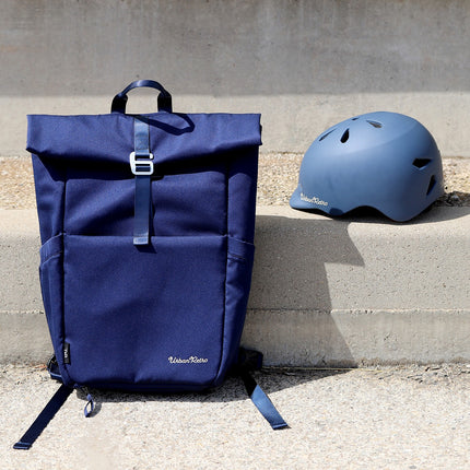 Sac à dos TNB vélo/trottinette Urban Retro bleu