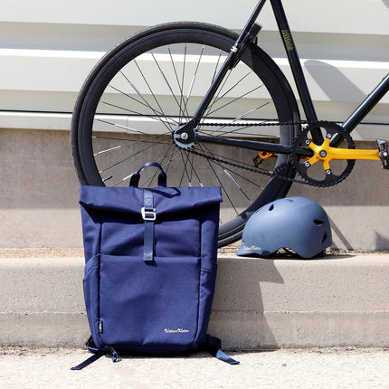Sac à dos TNB vélo/trottinette Urban Retro bleu