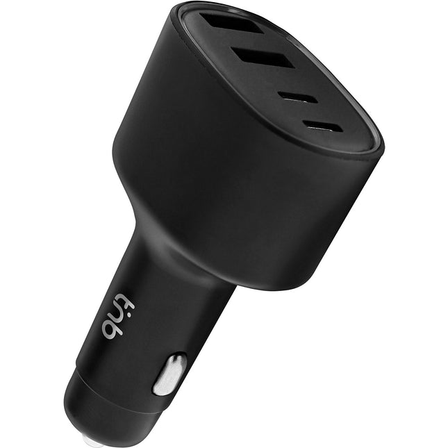 Chargeur allume-cigare TNB 78W USB-C x2 et USB-A x2 noir