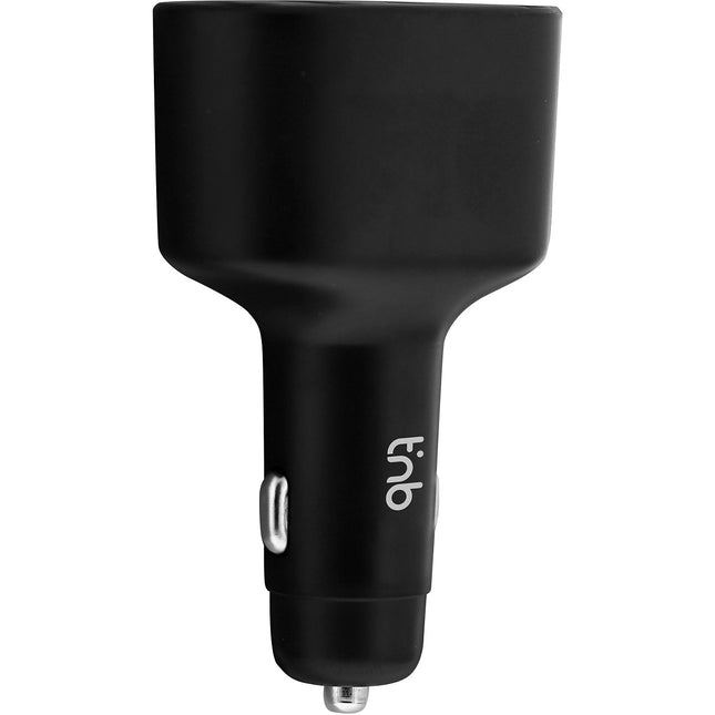 Chargeur allume-cigare TNB 78W USB-C x2 et USB-A x2 noir