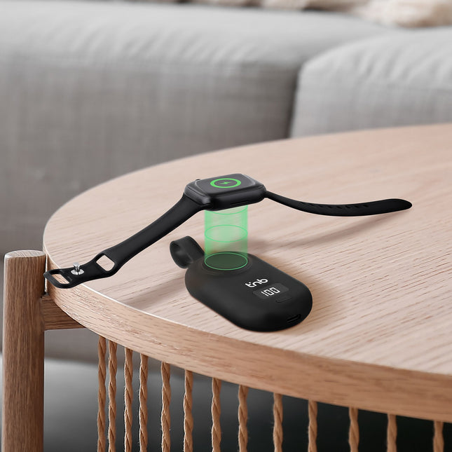 Batterie externe TNB 2500 mAh pour Apple Watch Noir
