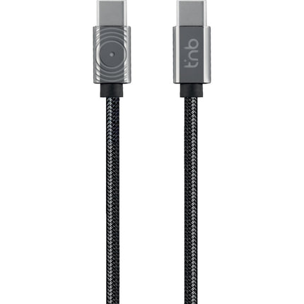 Câble USB C TNB vers USB-C 1.5 nylon noir