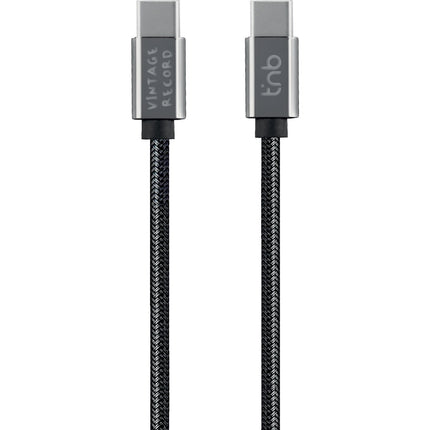 Câble USB C TNB vers USB-C 1.5 nylon noir