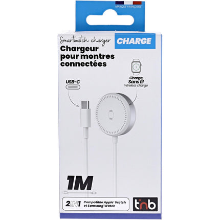Chargeur TNB Chargeur montres connectées 2 en 1