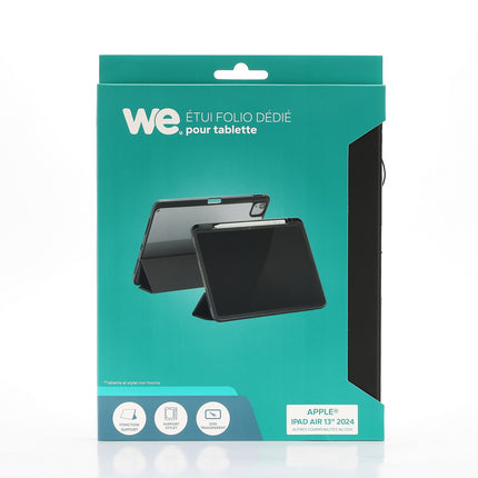 Housse WE iPad AIR 13'' 2024-2025 Noir folio