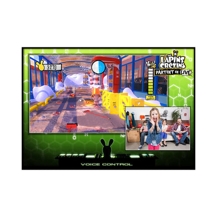 Jeu Xbox 360 UBISOFT Kinect LAPINS CRETINS partent en live