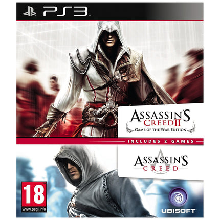 Jeu PS3 UBISOFT COMPIL ASSASSIN 1 + ASSASSIN 2 FR PS3