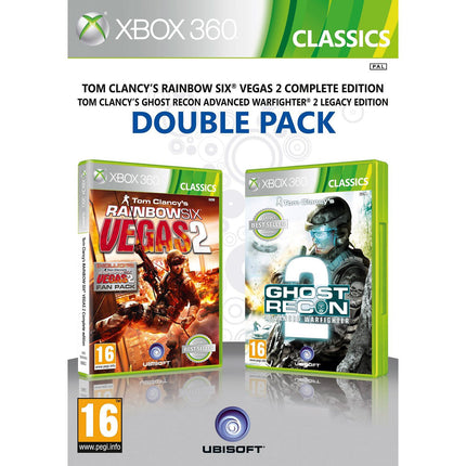Jeu Xbox UBISOFT Rainbow 6 Vegas 2 + Ghost Recon A.W. 2 Reconditionné