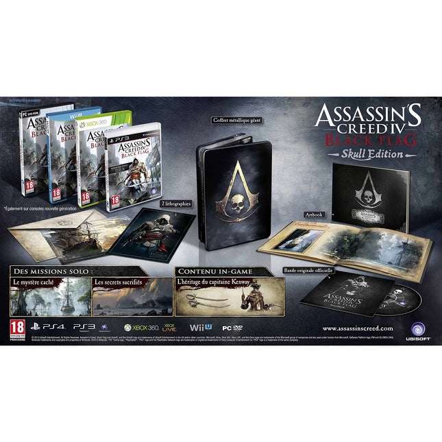 Jeu Xbox 360 UBISOFT Assassin's Creed 4 Black Flag Skull Ed. Reconditionné