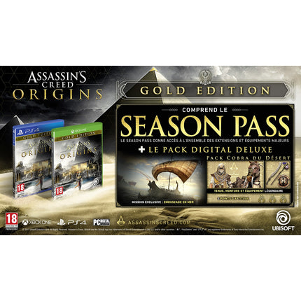 Jeu PS4 UBISOFT Assassin's Creed Origins Ed. Gold Reconditionné
