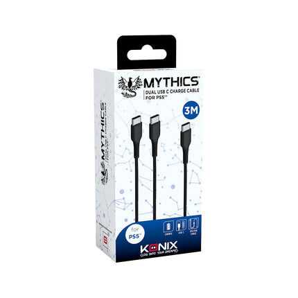 Câble de recharge KONIX KX MY PS5 DUAL CHARGING CABLE Y