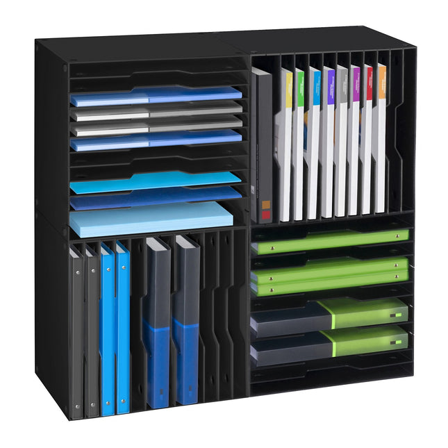 Boite de rangement CEP OFFICE SOLUTIONS Module classement 12cases CubiCep noir