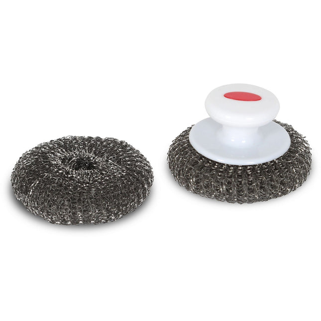 Brosse barbecue LE MARQUIER inox avec poignée X2