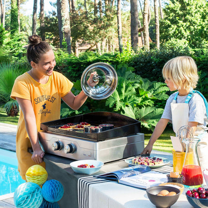 Cloche pour plancha LE MARQUIER CUISSON VITREE INOX