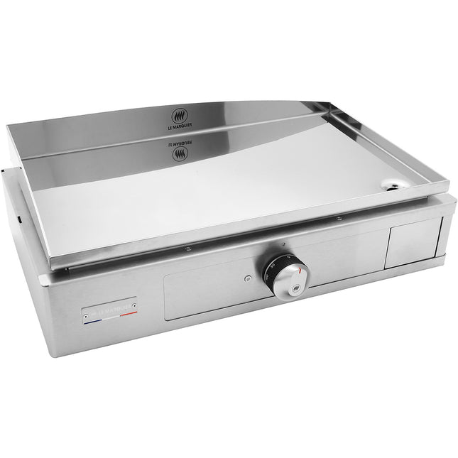 Plancha électrique LE MARQUIER PLTE160i inox à poser, 57x34 cm