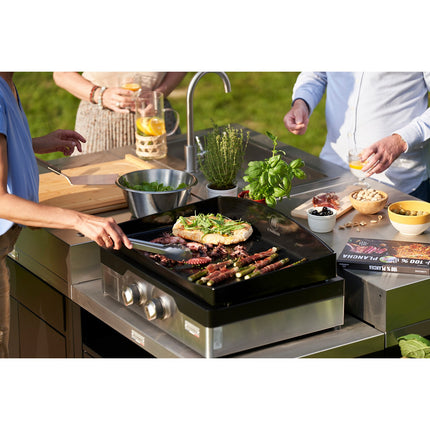 Meuble de cuisine extérieure LE MARQUIER CUISINE ILOT 4 ELEMENTS - DUO MC804ED