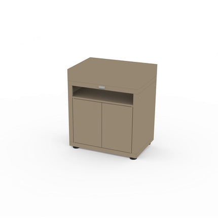 Meuble de cuisine extérieure LE MARQUIER AVEC TABLETTE 80X55 CM TAUPE MC80PTAE22