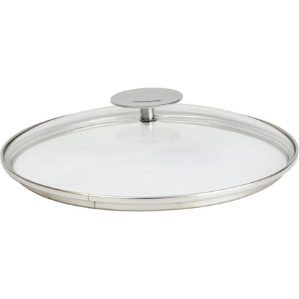 Couvercle universel CRISTEL Platine 24cm verre