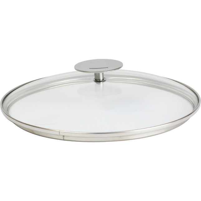 Couvercle universel CRISTEL Platine 24cm verre