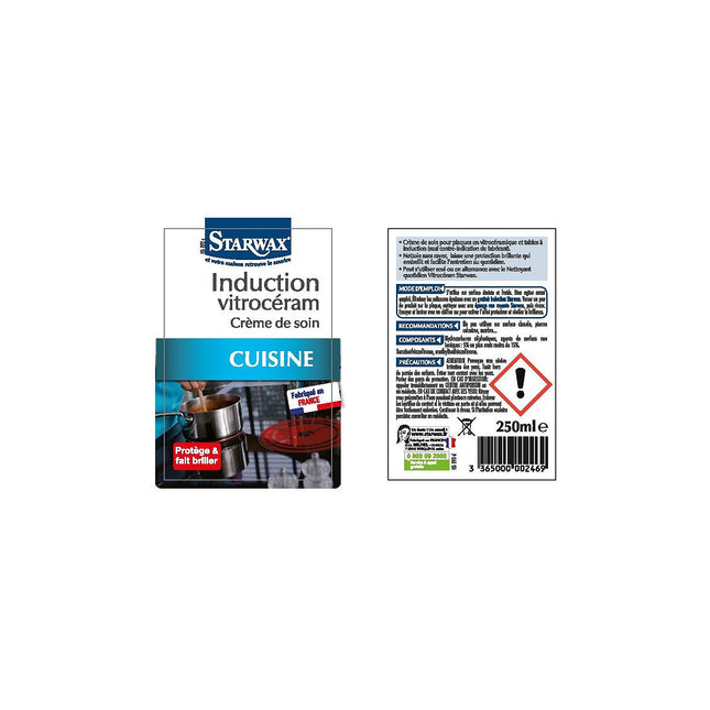 Soin protecteur vitrocéramique STARWAX SOIN PROTECTEUR 250ML