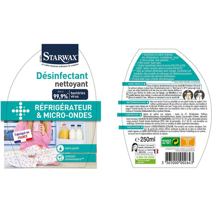 Désinfectant STARWAX DESINFECTANT REF ET MICRO-ONDES 264