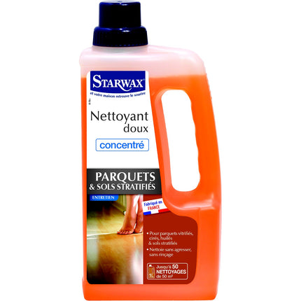 Nettoyant STARWAX Doux concentré parquet et sols stratifié