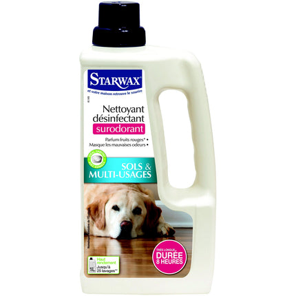 Nettoyant assainissant STARWAX desinfectant surodorant 1L