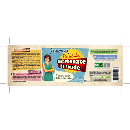 Nettoyant STARWAX Bicarbonate de soude 500gr