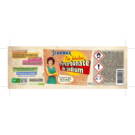 Percarbonate de sodium STARWAX 400 gr