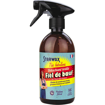 Détachant textile STARWAX Spray détachant au fiel de bœuf 500ml