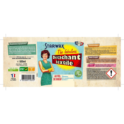 Détachant textile STARWAX Spray détachant au fiel de bœuf 500ml