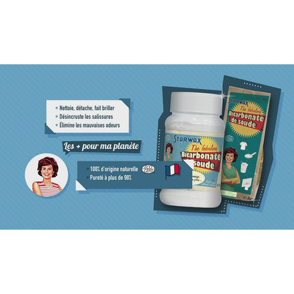 nettoyant STARWAX Bicarbonate de soude 1KG