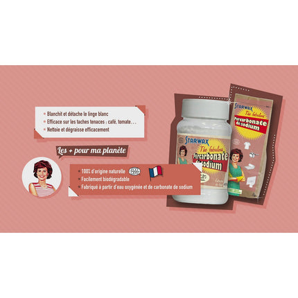 Détachant textile STARWAX Percarbonate de soude 1KG