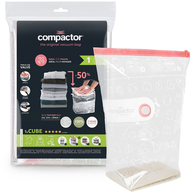 Housse COMPACTOR sac de rangement sous vide manuel Compact Express