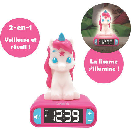 Réveil LEXIBOOK RL800UNI Veilleuse Licorne