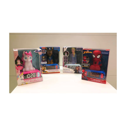 Réveil LEXIBOOK avec Veilleuse en 3D design SpiderMan