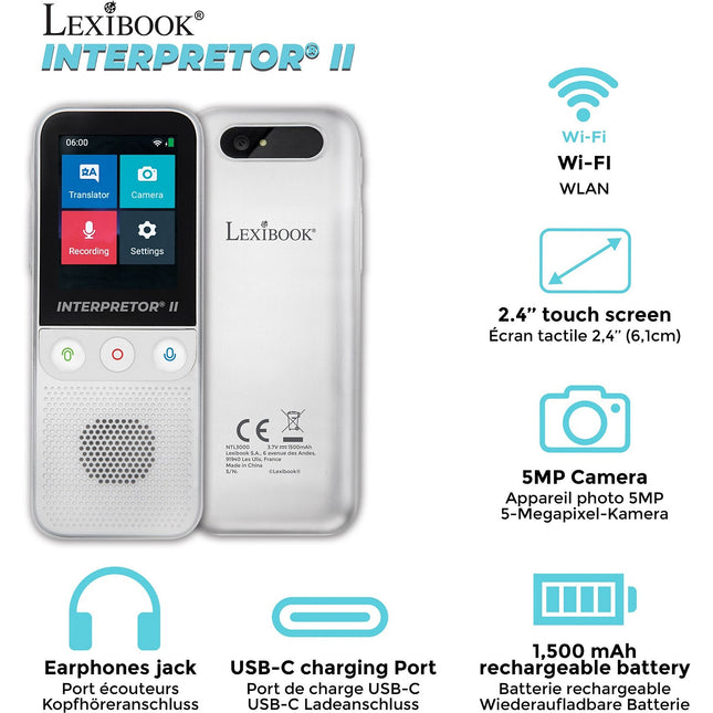 Traducteur électronique LEXIBOOK Interpretor II