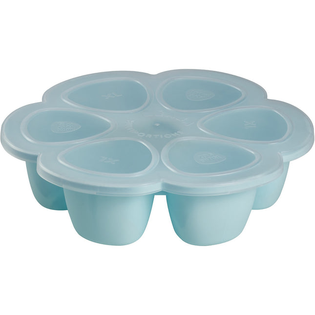 Multiportions BEABA silicone 6 x150ml windy blue