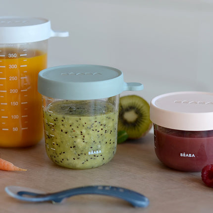 Pot de conservation BEABA 3 verres 150ml + 250ml + 400ml