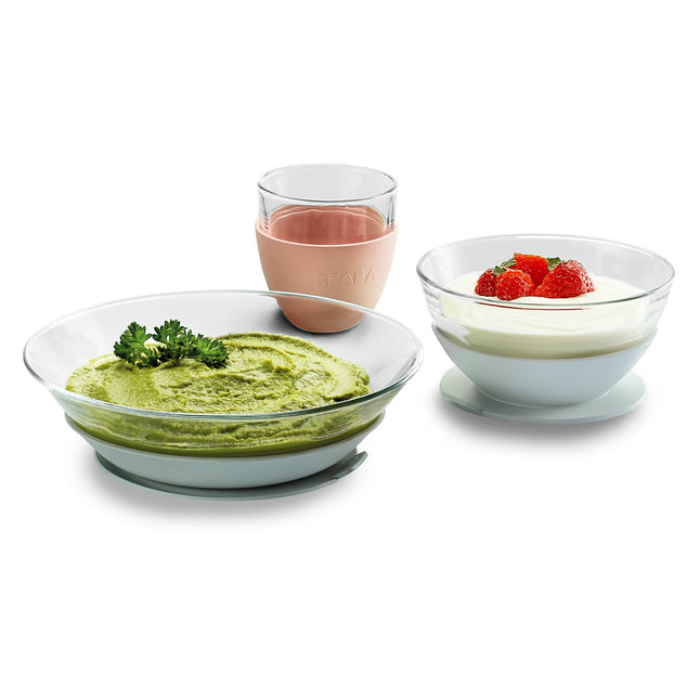 Coffret repas BEABA repas verre eucalyptus